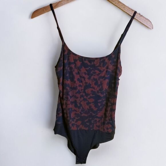 NWT L'Agence Ford Tortoiseshell Bodysuit Size XS - Picture 2 of 11